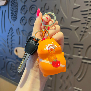 Porte-clés en silicone amusant avec bulles de savon, pendentif anti-stress pour sacs d'école et clés de voiture - Product Image 3