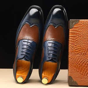 Zapatos Oxford de Vestir de Cuero PU de Grano Completo Hechos a Mano de Alta Calidad, Tallas Grandes 37-48, para Hombre de Negocios - Product Image 5