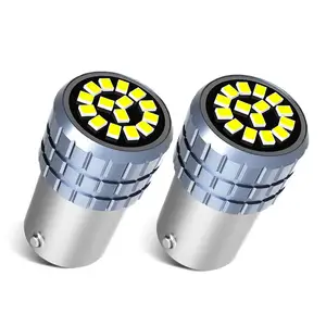 1156 BA15S BAU15S P21W PY21W BAY15D LED Bulb 1157 P21 5W R5W 15SMD 2016 Car Turn Signal Reverse Light 12V White 6000K