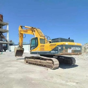 Excavatrice Hyundai R520LC-9T d'occasion en bon état, 52 tonnes, pour travaux de carrière et terrassement intensif, provenance Corée. - Product Image 1