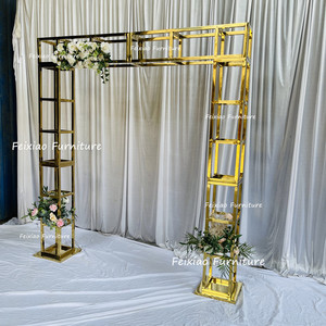 กรอบรูปสแตนเลสสีทองสำหรับงานแต่ง - Product Image 4