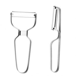 Éplucheur de légumes professionnel en acier inoxydable, éplucheur de pommes de terre manuel, ensemble d'ustensiles de cuisine pour un usage domestique - Product Image 1