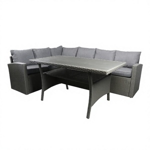 Ensemble de meubles de salle à manger en rotin d'extérieur moderne avec quatre pièces - Pour utilisation en cour - Product Image 4