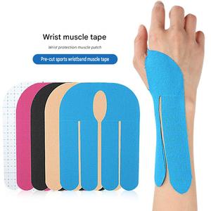 Cinta de Kinesiología de Algodón OEM ODM Precortada, Transpirable, Impermeable, Elástica, Soporte Muscular para Muñeca, de Colores, para Golf - Product Image 1