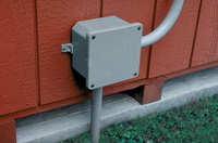 Boîte de jonction en PVC gris 8x8x4 homologuée ETL cETL, boîte électrique étanche carrée NEMA 4/4X/6P