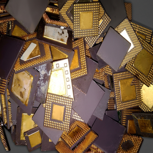 เซรามิค CPU โปรเซสเซอร์เศษซากทองคำสำหรับการกู้คืน LGA 1366 ชิปเดสก์ท็อปสำหรับ Athlon 64 X2 2.0GHz 64-บิต 2-คอร์ - Product Image 1