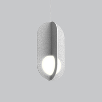 Lustre en feutre PET minimaliste moderne nordique, design rétro, lampe suspendue LED pour la décoration de restaurants, cafés, hôtels, salons de thé