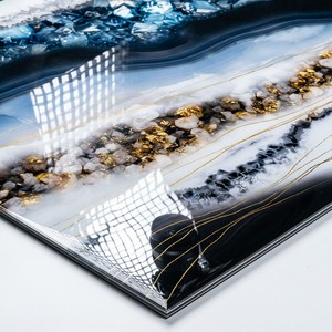 Panneaux muraux en plastique à motif marbré <span class=keywords><strong>de</strong></span> design moderne, feuille <span class=keywords><strong>PVC</strong></span> UV pour la décoration <span class=keywords><strong>de</strong></span> la <span class=keywords><strong>salle</strong></span> <span class=keywords><strong>de</strong></span> <span class=keywords><strong>bain</strong></span> et <span class=keywords><strong>de</strong></span> la chambre - Product Image 3