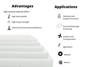 Mật độ cao chịu mài mòn Trắng <span class=keywords><strong>Polypropylene</strong></span> (<span class=keywords><strong>PP</strong></span>) tấm nhựa - Product Image 6