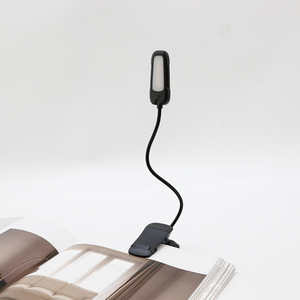 9-level <b>adjustable</b> black LED book <b>lamp</b>, clip-on <b>lamp</b>, creative book <b>lamp</b>, bedroom bedside <b>lamp</b>, children's study <b>lamp</b> - Product Image 3