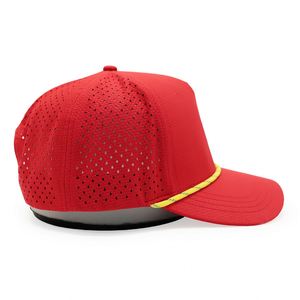 Design Your Own <b>Silicone</b> Patch Logo Nylon Custom Golf Waterproof Hat Sports Cap Baseball With Rope - Product Image 5