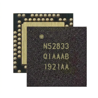Komponen Elektronik Asli Baru NRF52833-QIAA-R RF Transceiver Ic Chip NRF52833 Sirkuit Terpadu NRF52833-QIAA