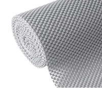 Tapis de tiroir de cuisine moderne en mousse PVC non adhésive, antidérapant, réversible, antimicrobien, rembourré, lavable, tissé, en rouleau pour étagères