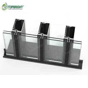 Bâtiment structurel mur de fenêtre façades horizontales sans cadre magasin murs rideaux de verre <span class=keywords><strong>avant</strong></span> - Product Image 4