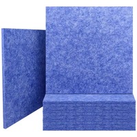 Autocollants muraux en feutre, panneaux en feutre polyester, décoration intérieure, autocollants de surface unie pour salle de bain et salon