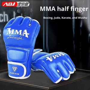 Gants <span class=keywords><strong>de</strong></span> MMA et <span class=keywords><strong>de</strong></span> boxe pour adultes et enfants Conception <span class=keywords><strong>de</strong></span> doigt semi-ouverte pour l'entraînement et le Muay Thai Sparring Work Mitts Bag Protective Gear - Product Image 3