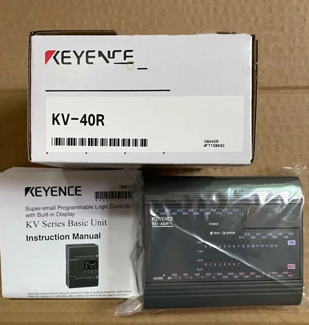 New Original Ready KV-40R Warehouse Industrial Automation PLC Programming Controller
