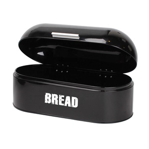 Kitchen Counter <strong>Large</strong> Dry Food <strong>Bread</strong> Box Storage Boxes Powder Coated Metal <strong>Bread</strong> <strong>Bin</strong> - Product Image 3