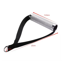 Poignées universelles de musculation avec poignées métalliques, poignées en aluminium pour machine à câble, poignées texturées pour lat-pulldown
