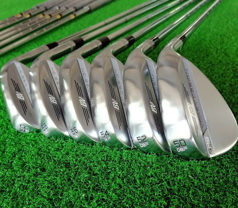 Клин для гольфа, черный, серебристый, SM8