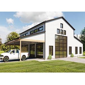 Steel Factory 50x100M Pré Engineered House Barndominium Barndo Event <span class=keywords><strong>Barn</strong></span> <span class=keywords><strong>Pole</strong></span> <span class=keywords><strong>Barn</strong></span> - Product Image 1