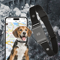 Nouveau design, traceur GPS intelligent pour animaux de compagnie 4G, mini localisateur en plastique étanche en temps réel pour chats, positionnement GPRS GSM/LBS, IP67