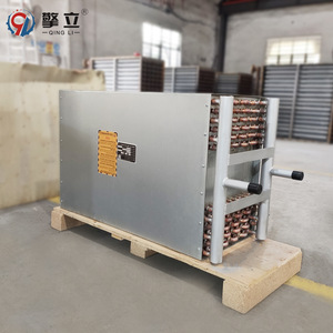 Intercambiador de Calor Aletado de Tubo de Cobre Qing Li 150-300°C Refrigerado por Agua Personalizado para Equipos de Deshumidificación y Secado - Product Image 3