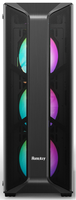 Casing PC Kustom OEM, Casing Desktop Kantor ATX SK-18, Casing Komputer PC dengan Panel Akrilik, Kipas, Anti Debu, Kaca CPU