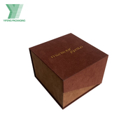 Caja de Embalaje de Joyería Magnética Rígida Ecológica con Logotipo Personalizado al por Mayor, Materiales Reciclados, Forro de Esponja, Acabado de Terciopelo