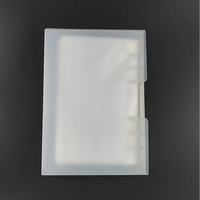Album de stockage de billets de banque anti-poussière 100 albums de reliure de papier-monnaie avec couvercle en plastique