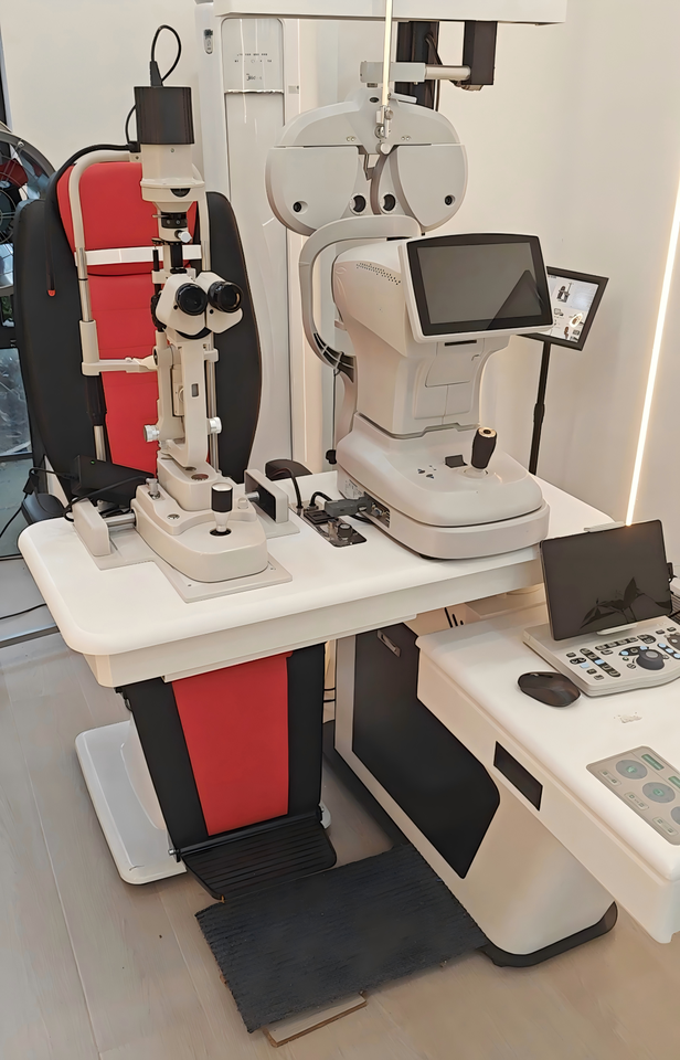 CT-1000 Ophthalmic Refraction Unit with Electric Patient Chair and ...