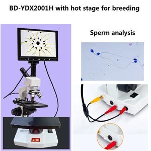휴대용 케이스로 사용하고 있는 정액 분석용 핫 스테이지가 있는 보시다 복합 LCD 현미경 - Product Image 4