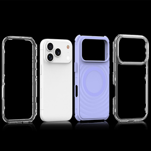 3 Trong 1 Đầy Đủ Bán Buôn Chống Sốc Matte Trường Hợp Điện Thoại Sang Trọng Từ Tính Cho Iphone 17 Pro Trường Hợp <span class=keywords><strong>2025</strong></span> - Product Image 3