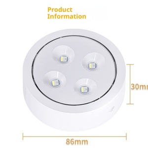 ไฟกลางคืน LED RGB สไตล์โมเดิร์น ราคาโรงงาน ปรับความสว่างได้ ไร้สาย พร้อมรีโมทคอนโทรล สำหรับห้องนอนและตู้ - Product Image 1
