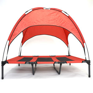 Aangepaste Grote Xl Huisdier Bed Met Afneembare Luifel Schaduw Tent Voor Indoor Outdoor Camping Zomer Koeling Verhoogde Huisdier Bed Hondenbed Verkoop - Product Image 3