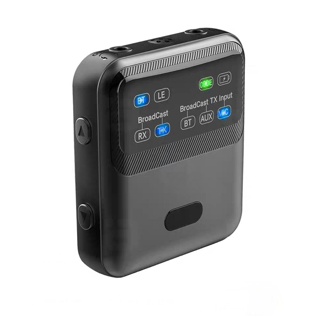 Wireless LE Audio Adapter for Music Streaming Sound System BT Audio Auracast Transmitter Works for Speakers Support 1+N LR20Q