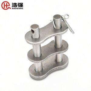 Cadena de Rodillos Haoqiang, Junta de Cadena Industrial Estándar 60, Eslabón Único, Rodillo de 10 mm, Ancho de 20 mm, Superficie Pulverizada - Product Image 5