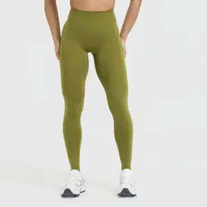 Custom Women's Sports Yoga Leggings High Waist Compression Leggings Butt Lift Workout Leggings