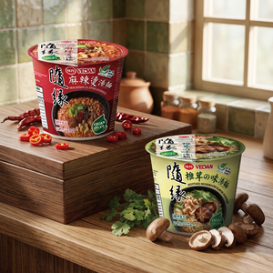 เวดัน เวกกี้ ชอยส์-มลาตัง รสชาติซุปบะหมี่ (แบบถ้วย) ซุปสำเร็จรูป - Product Image 3
