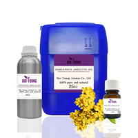 Bio-young ODM Huile absolue d'Osmanthus 100% pure, extrait végétal naturel, saveur tabac, solutions de parfum personnalisées pour les marques