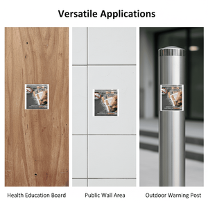 No Smoking Warning Stickers, <b>Waterproof</b> No Smoking Signs, Suitable for Public Places and Offices Authoritative No Smoking <b>Labels</b> - Product Image 3