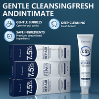 Dentifrice en gros 120g Croent 7,5% Hydroxyapatite pour des dents blanches, une haleine fraîche, sans fluorure, soin buccal