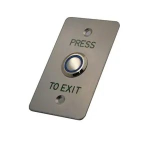 Panel de aluminio de botón de salida puerta Reale Botón de salida para control de acceso