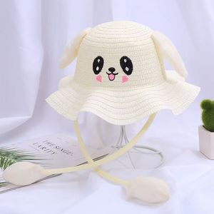 Cappello di paglia estivo alla moda per bambini con protezione solare - nuovo modello in stile cartone animato per protezione solare all'aperto - produttore di cappelli - Product Image 5