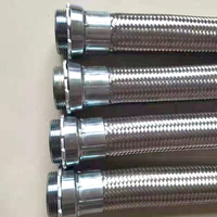 Maßgefertigter Edelstahl-Schlauch Kabelschutz Flexibles Rohr SS Geflochtenes Metallkabelschutzrohr