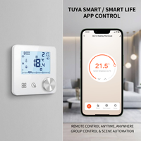 Termostato Inteligente para Habitación, Controlador de Temperatura Digital Programable, WiFi, Aplicación, Baterías, Termostato para Sala de Estar, Caldera de Gas