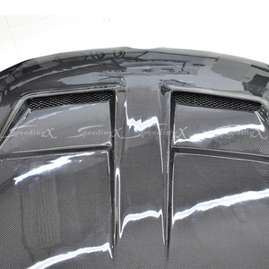 CUSTOMIZE CARBON FIBER <strong>ENGINE</strong> HOOD BONNET for 2008-2013 VW GOLF 6 - Product Image 5