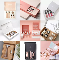 Coffret d'emballage cadeau rigide de parfum et cosmétique en carton personnalisé de luxe avec bouteille de 100ml/50ml/30ml/10ml