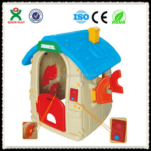 Casitas de Jardín Pequeñas y Bonitas para <span class=keywords><strong>Niños</strong></span>/Casa de Juegos de Plástico Colorida/Casa de Juegos Infantil para Exteriores QX-158D - Product Image 6