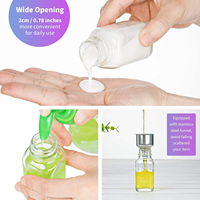 En stock, bouteilles de shot de gingembre réutilisables transparentes de 2 oz (60 ml) avec bouchons, petits pots en verre carrés pour boire du jus